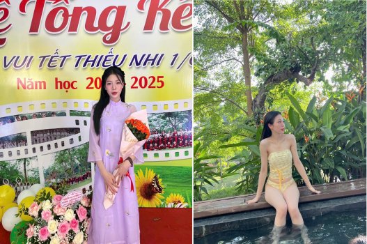 Cô giáo mầm non vụng trộm ngủ cùng mặt nhăn nhó