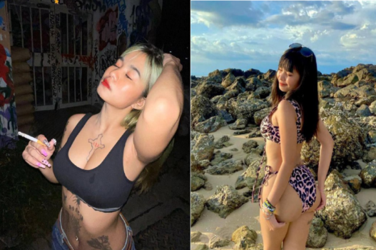 Em uốn éo trên hàng dài phê ngất ngây