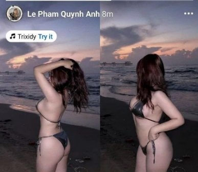 Lê Phạm Quỳnh Anh dáng đẹp dập phê